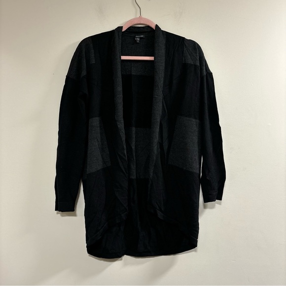 Eileen fisher blocked stripe cardigan sweater XS - Picture 2 of 6